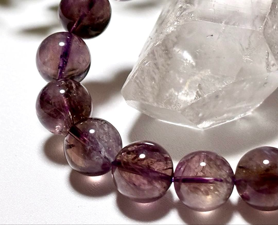 らぴす　偉大なる地球の宝物　虹煌めく幻のエンジェルラダーオーラアメトリン