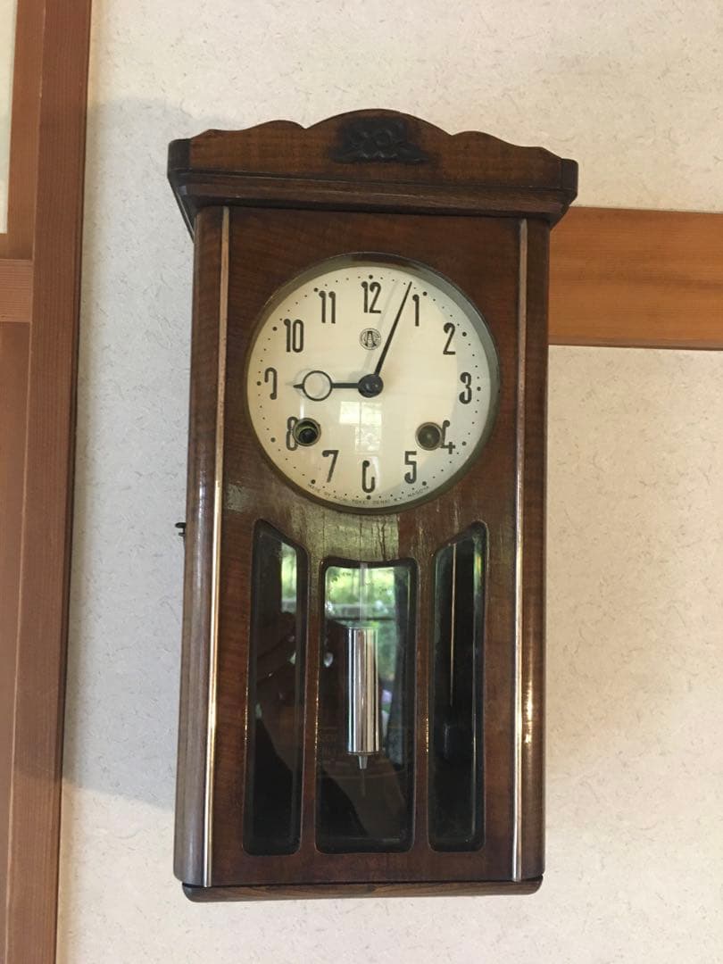 愛知時計　超小型振り子時計 美品