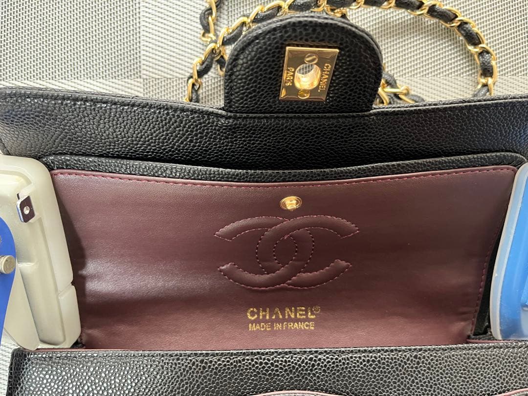CHANEL ノベルティ キルティング ショルダーバッグ ゴールドチェーン