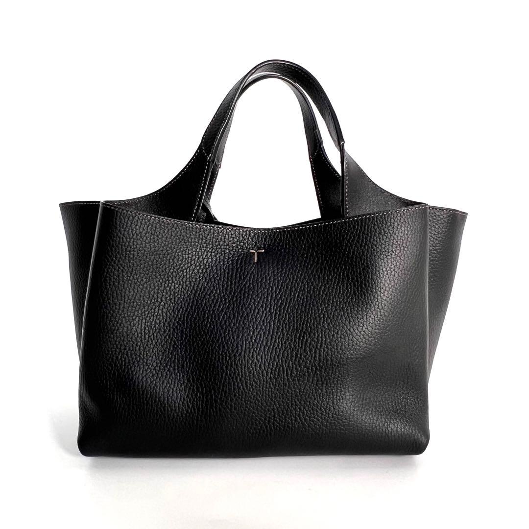 ほぼ未使用 トッズ Tタイムレス マイクロ ハンドバッグ ブラック 2way