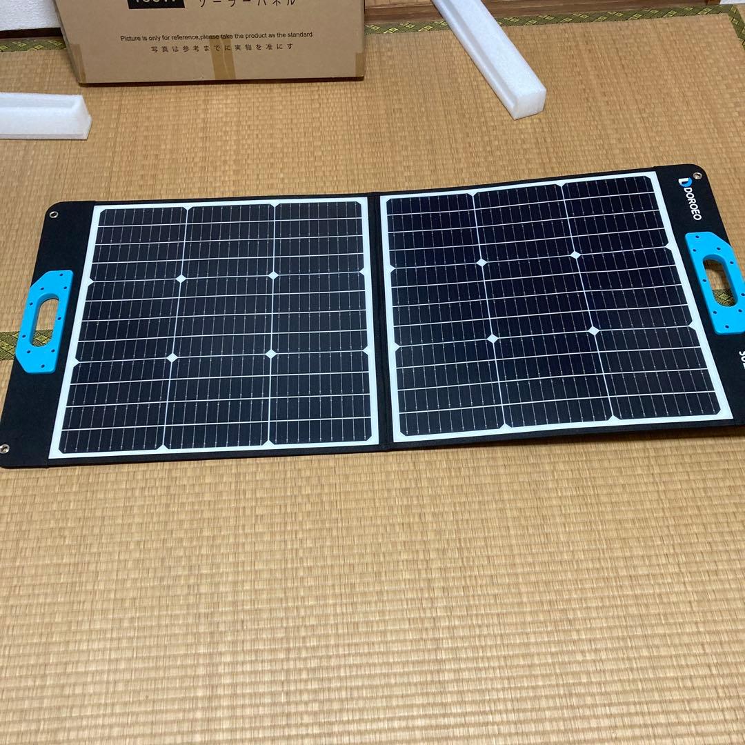 ソーラーパネル 100W 太陽光 ソーラーチャージャー 折り畳 防災　送料込み