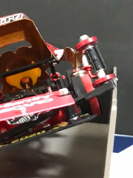 ミニ四駆  完成品 MAフルカーボン  レッドショットjr