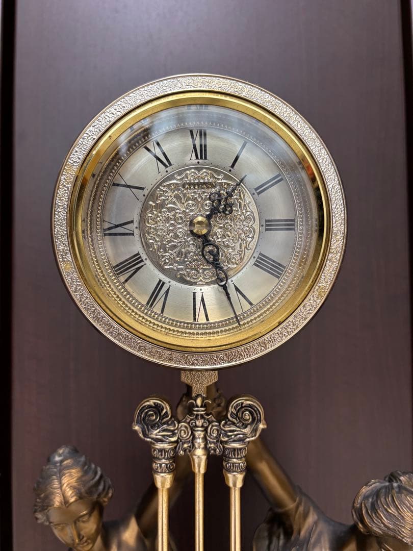 CITIZEN 時計 アンティーク 女性像 置き時計 振り子時計