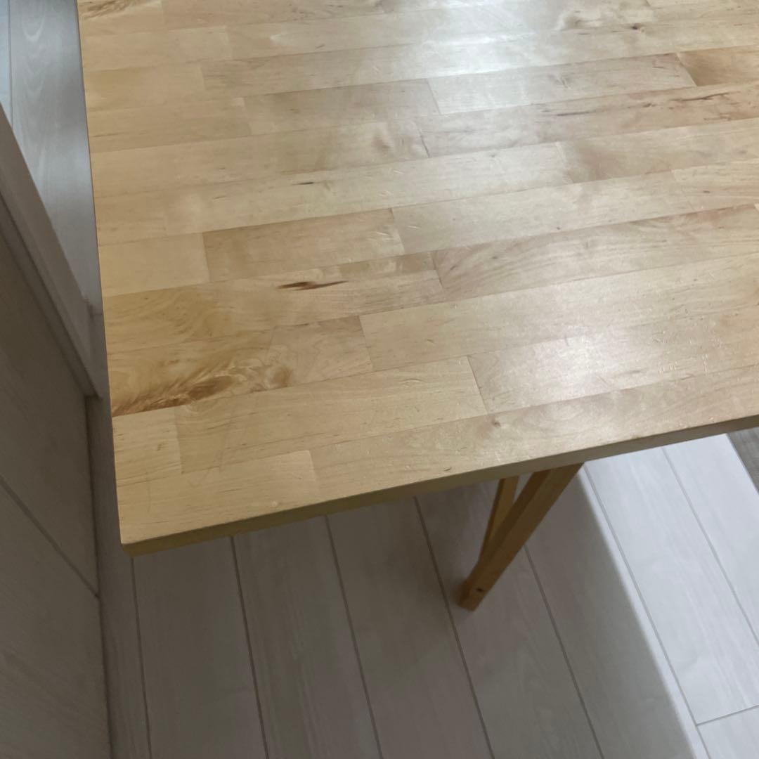 IKEA NORDEN ダイニングテーブル　中古　傷汚れあり