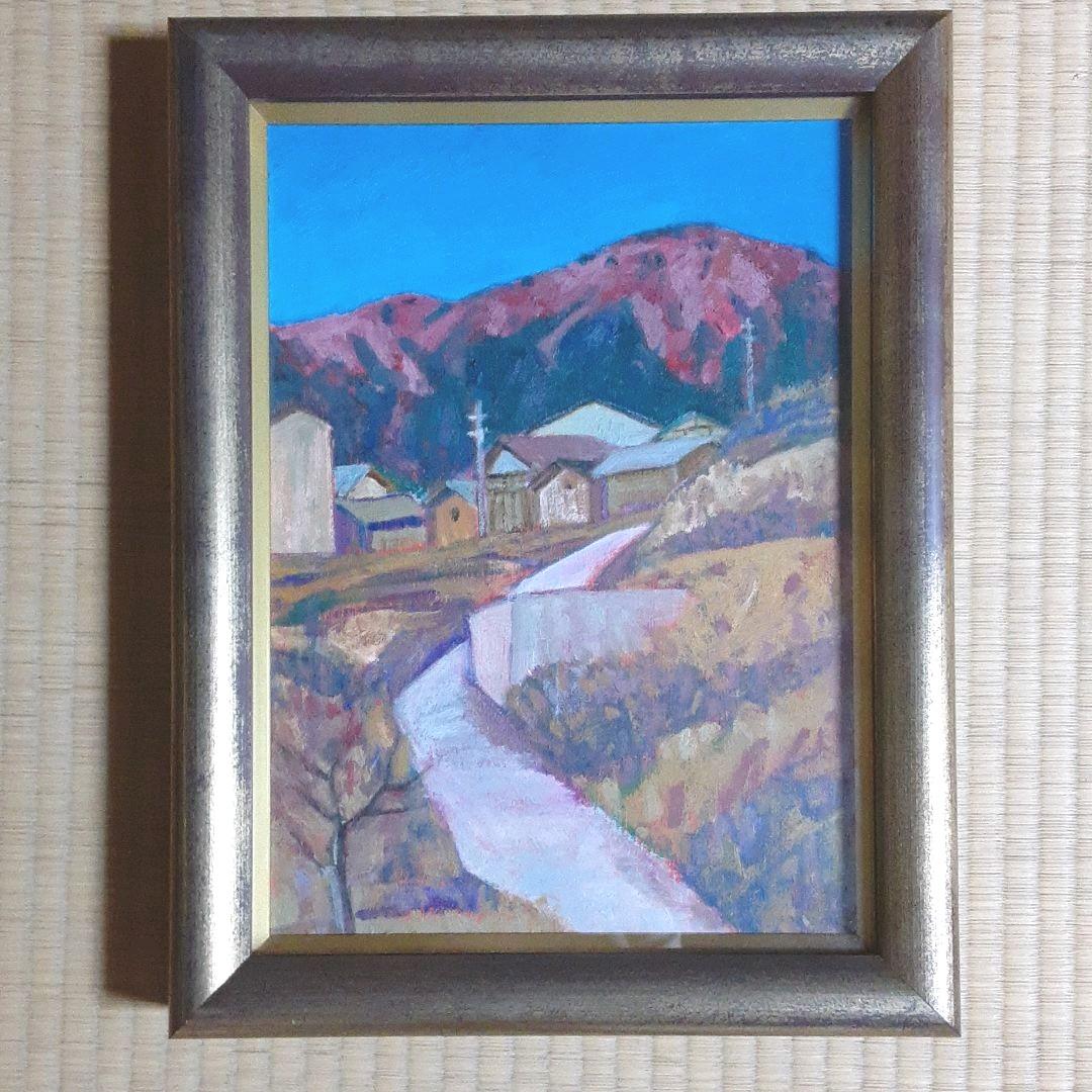 油絵　風景画　高級額 S