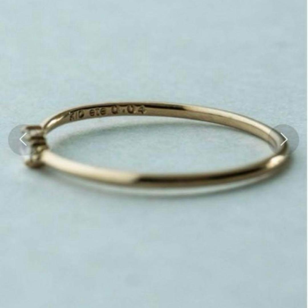 ete k10 MPG ミストピンク ダイヤモンド リング　13号