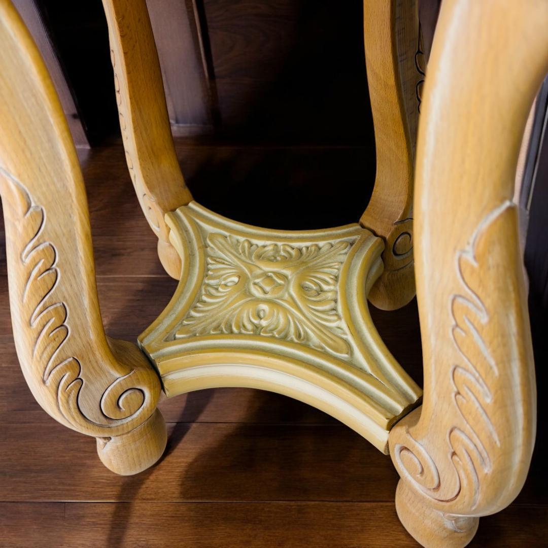 ガリンベルティ社　花台　イタリア製　大理石　サイドテーブル　アンティーク　猫脚