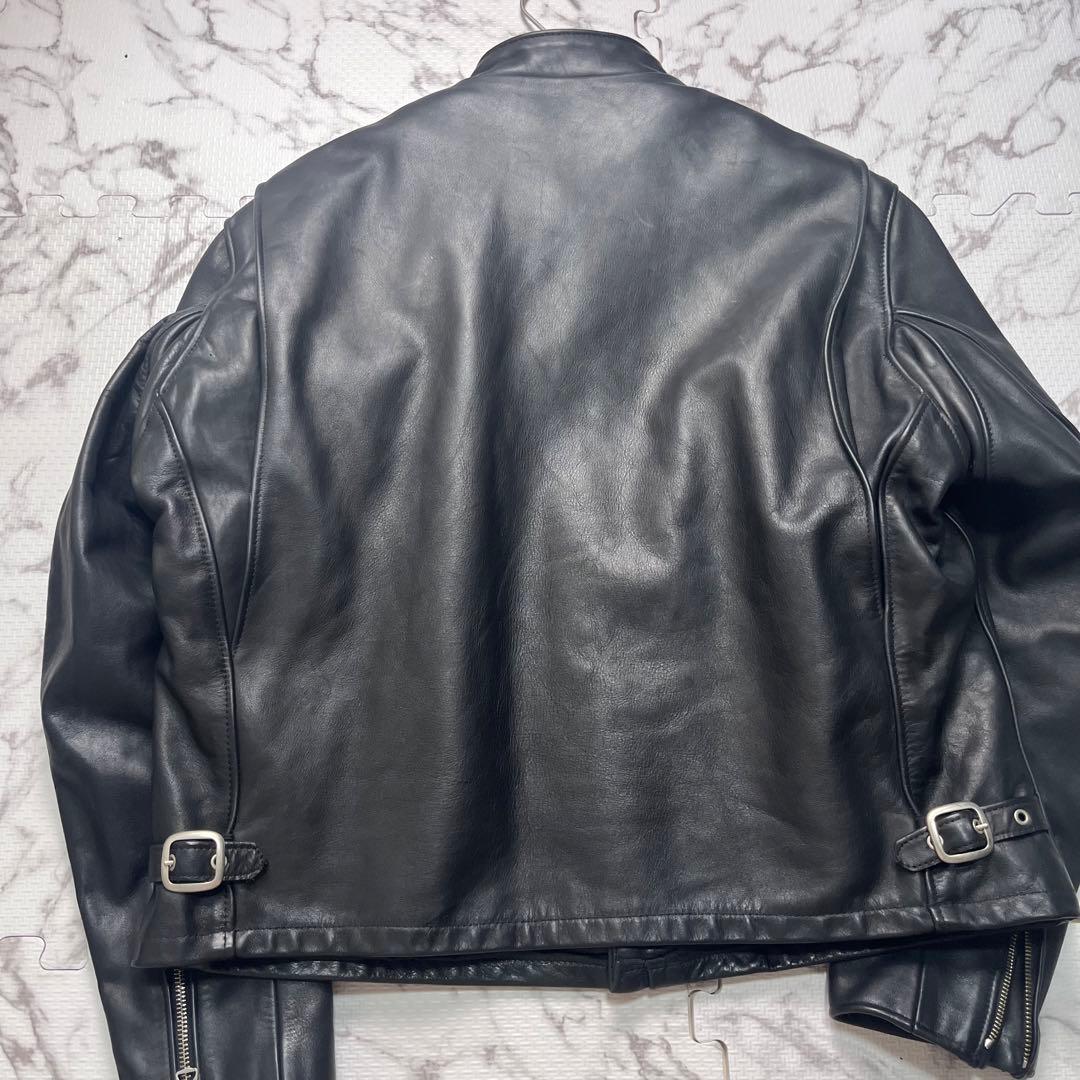な*な様 46size/外観美品✨【米国製】schott シングルライダース 6