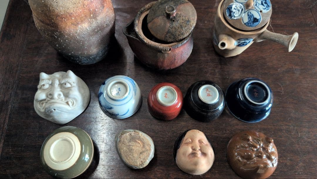 備前風 酒器セット 急須 徳利 ぐい呑み 茶器 まとめ売り