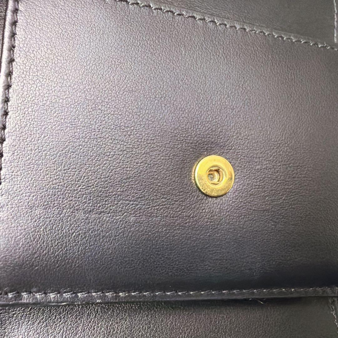 セリーヌ スモール フラップウォレット トリオンフ カーフスキン 三つ折り財布