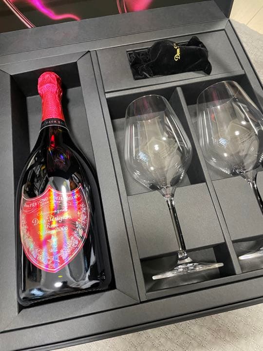 ドンペリニヨン ロゼヴィンテージ 2006×レディー・ガガ グラスセット