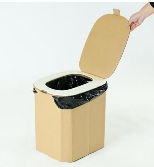 大量５０箱（１箱５回分）２５０回分　おしりにやさしい簡易トイレ　災害用トイレ