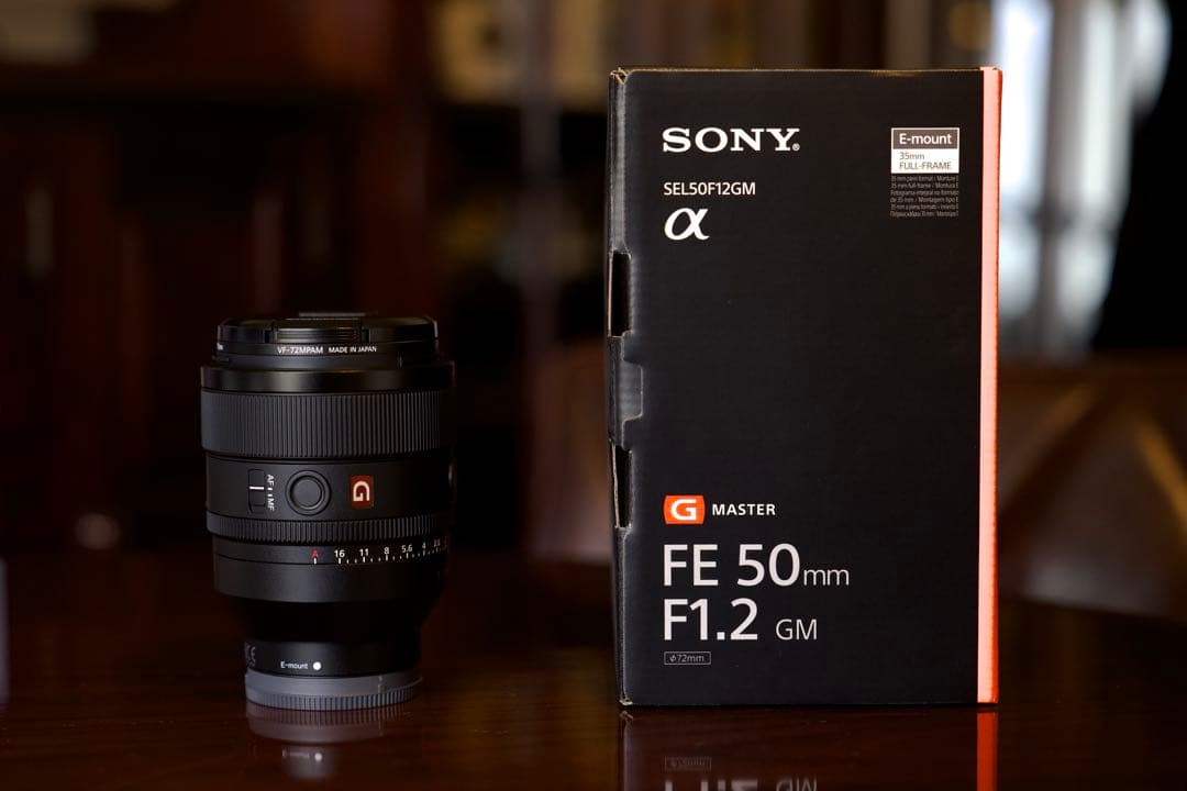 【極美品、おまけ付き】SONY FE50mmF1.2GMレンズ