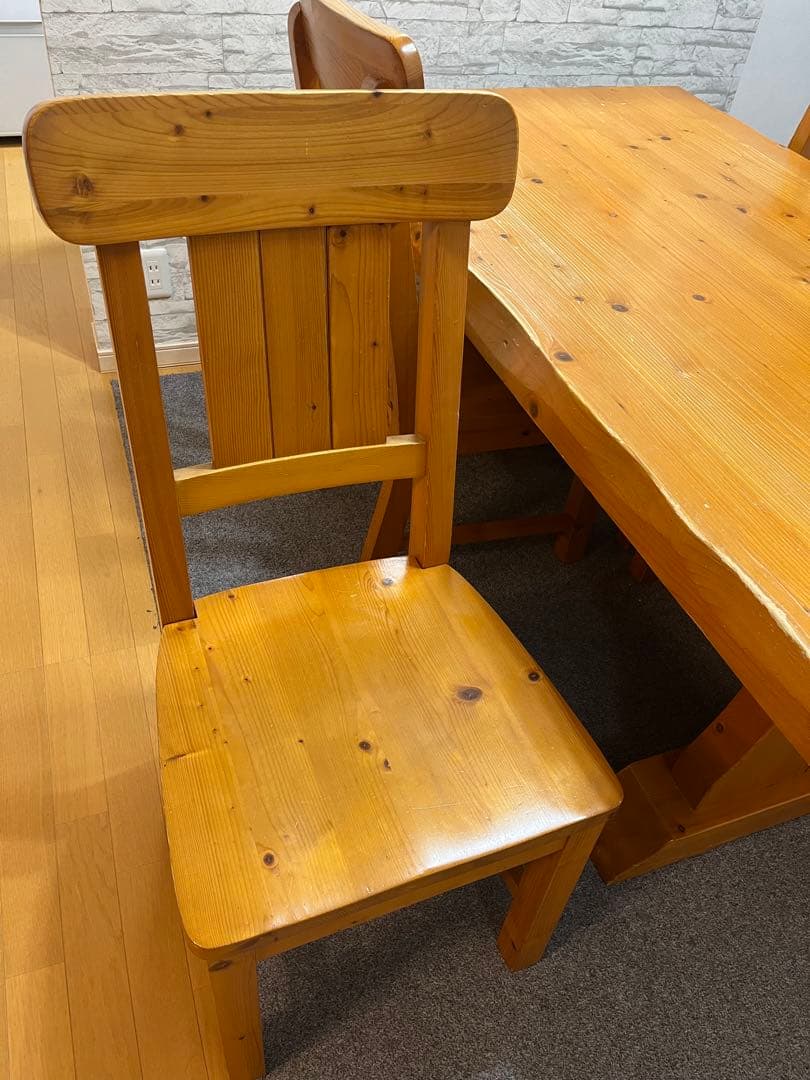 木製ダイニングテーブル セット　椅子4脚