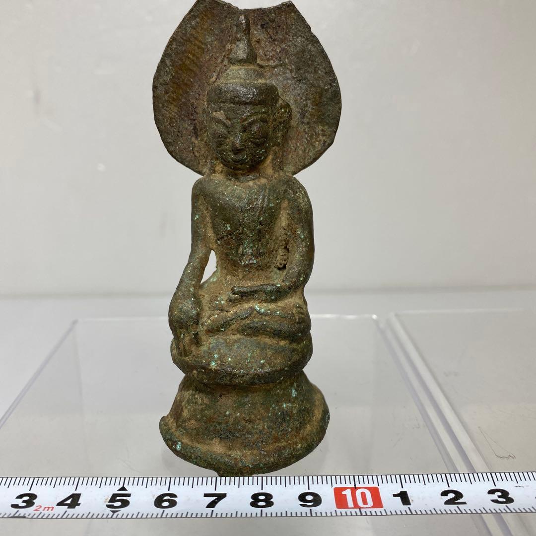 古代　朝鮮　古銅　仏像　170g タサオ　東さ7-0330☆2F