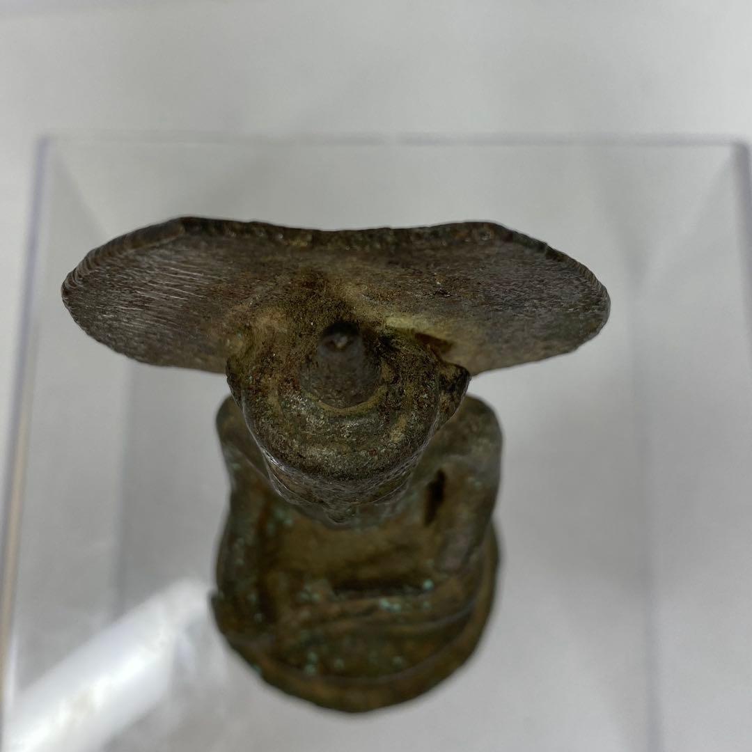 古代　朝鮮　古銅　仏像　170g タサオ　東さ7-0330☆2F