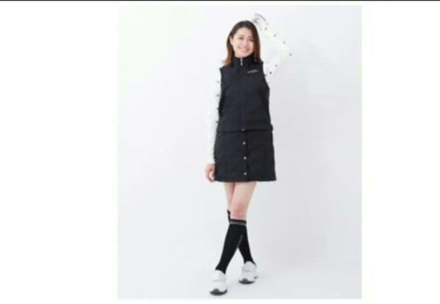 マリクレール♡2way♡中綿/ワンピース♡ベスト♡M　ゴルフ/スポーツ/テニス