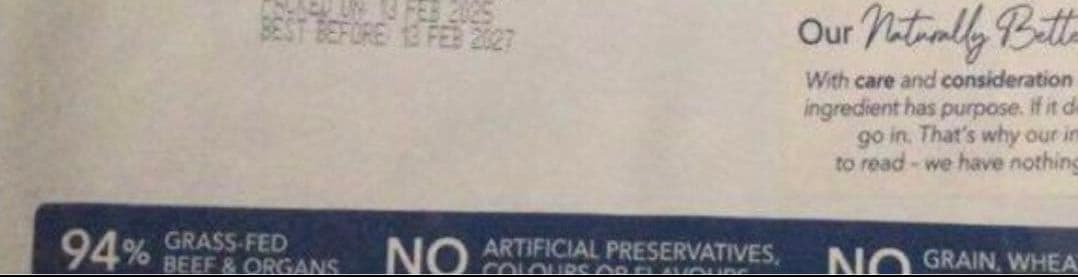 2袋 K9ナチュラル(K9 Natural) ビーフフィースト500g