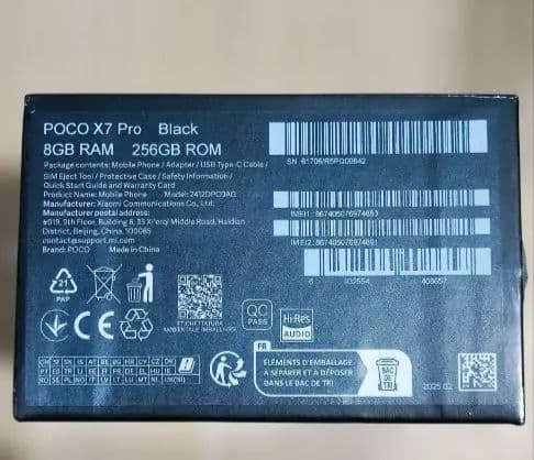 値下げ不可。POCO X7 Pro ブラック 本体