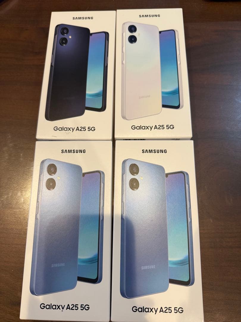 Samsung Galaxy A25 5G 64GB 本体4個セット　未使用！