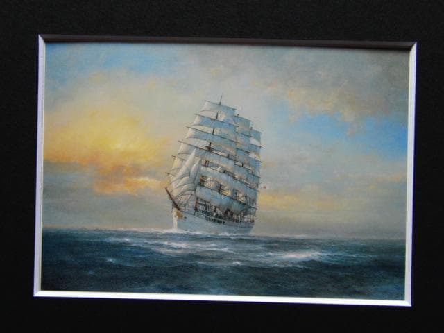 鈴木政輝、壮途、希少な画集より、新品高級額・額装付、状態良好