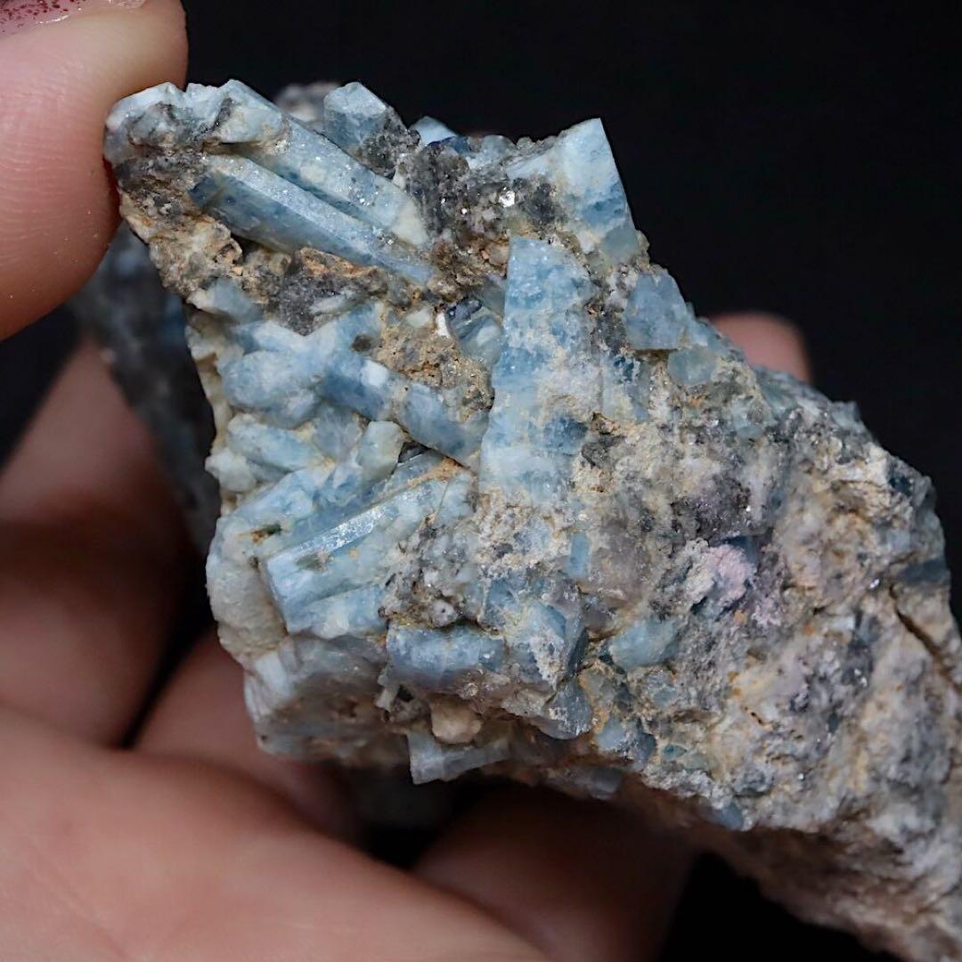 自主採掘！アクアマリン カリフォルニア179.6g AQ331 鉱物　原石天然石