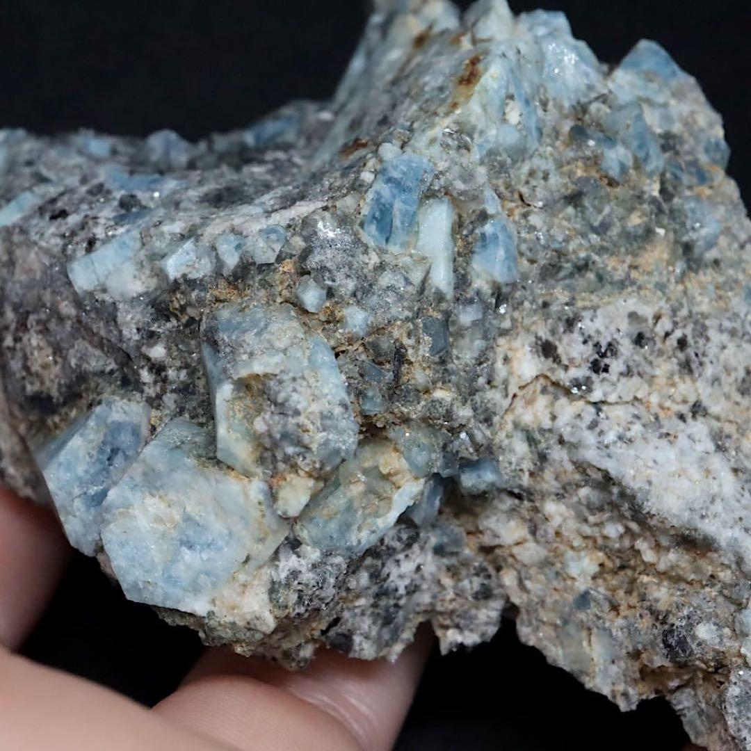 自主採掘！アクアマリン カリフォルニア179.6g AQ331 鉱物　原石天然石