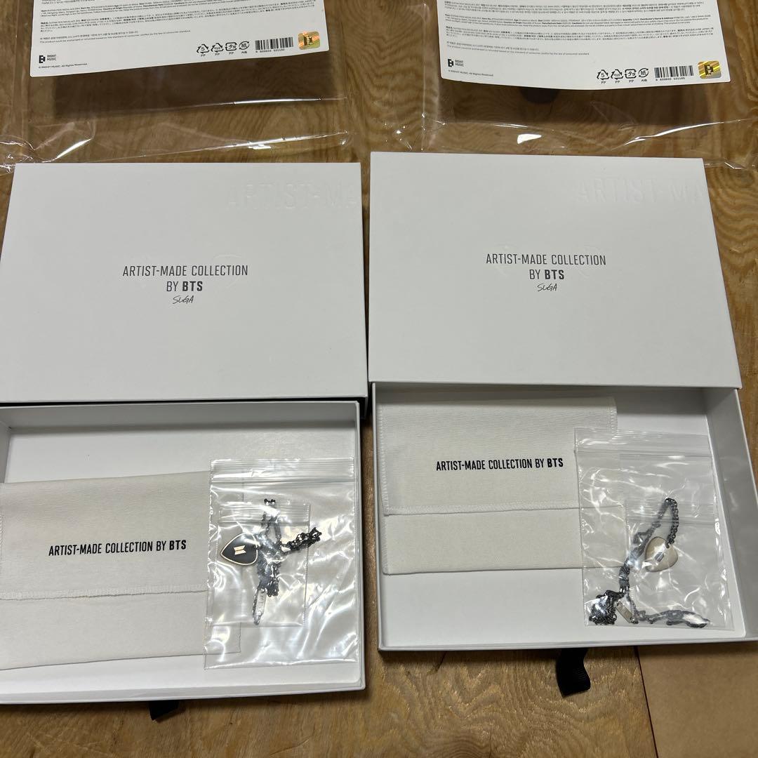 BTS アーティストメイド GUITAR PICK NECKLACE BK SV