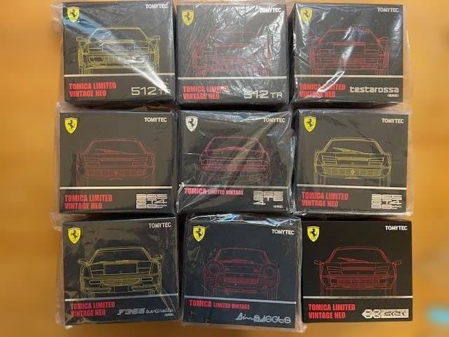 トミカリミテッドヴィンテージNEO フェラーリ　9台セット
