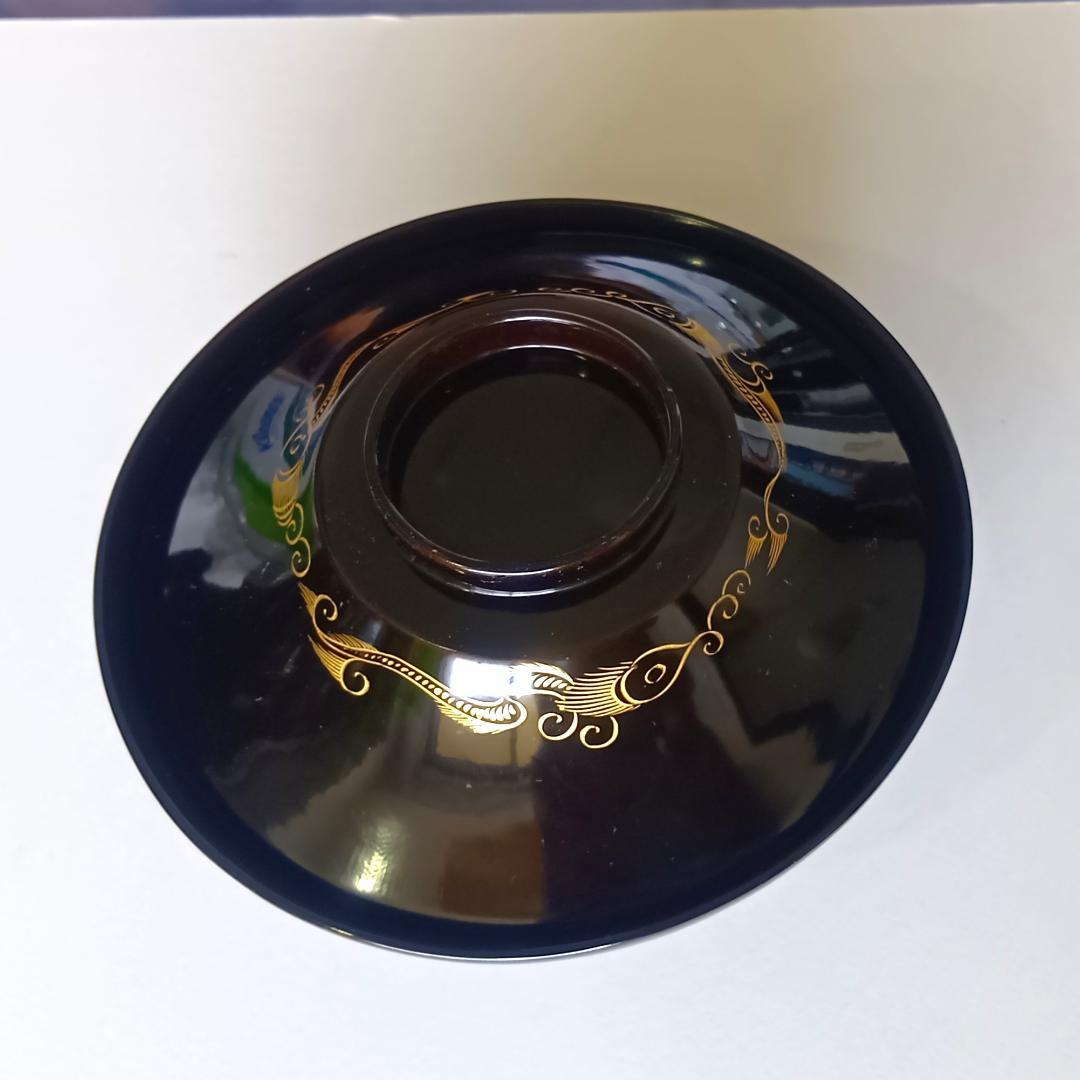minehikaru 【沈金輪島塗】逸品［正月用品］　蓋付吸物椀10客