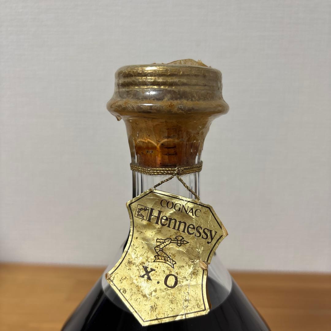 ヘネシー XO デキャンタ バカラ クリスタル ボトル コニャック 未開封