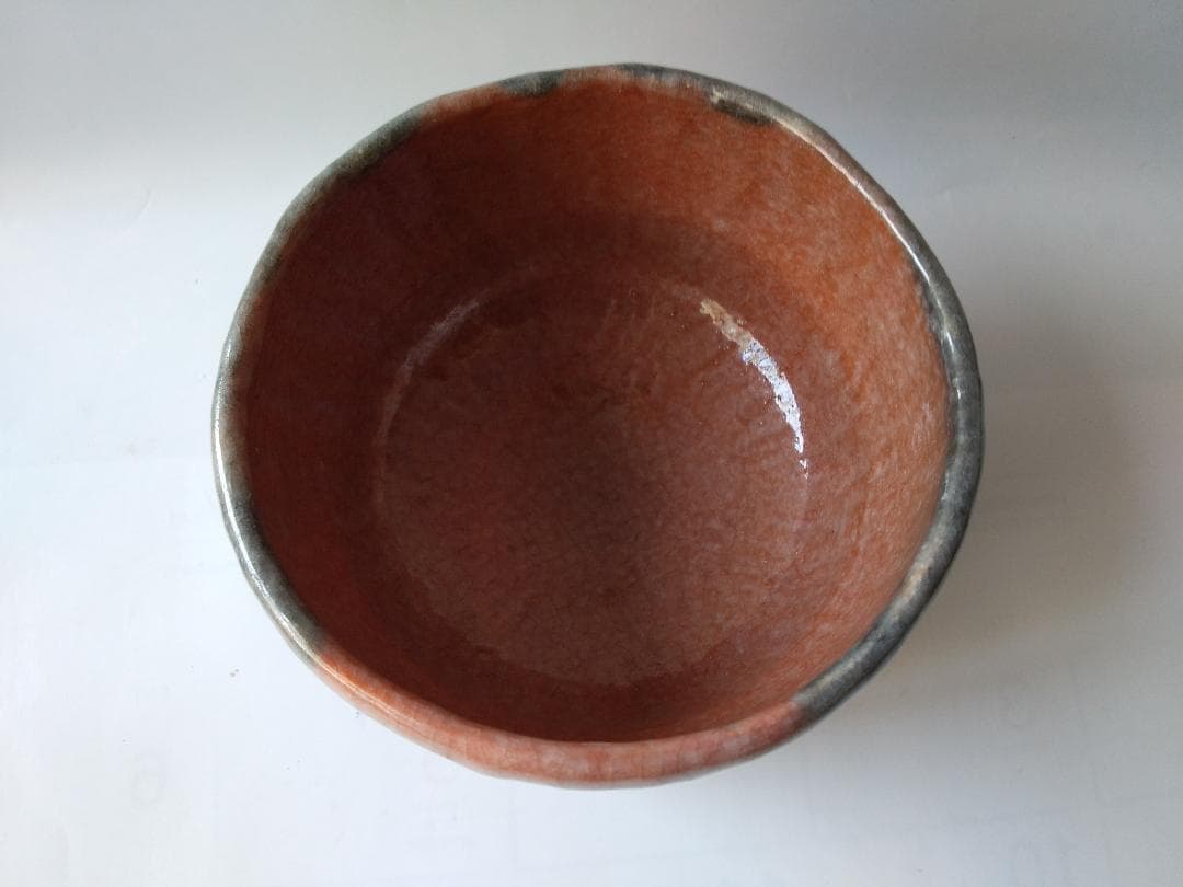 Sophia三代 小川長楽 （小川裕起夫）赤楽茶碗共箱共布茶道具抹茶碗新品