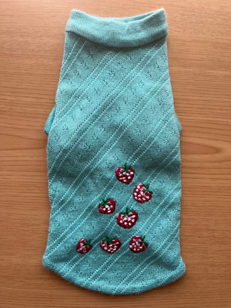 Fifi&Romeo いちご刺繍 カシミヤニット Sサイズ フィフィ& ロメオ