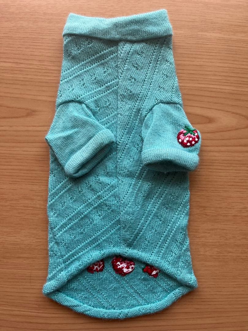 Fifi&Romeo いちご刺繍 カシミヤニット Sサイズ フィフィ& ロメオ