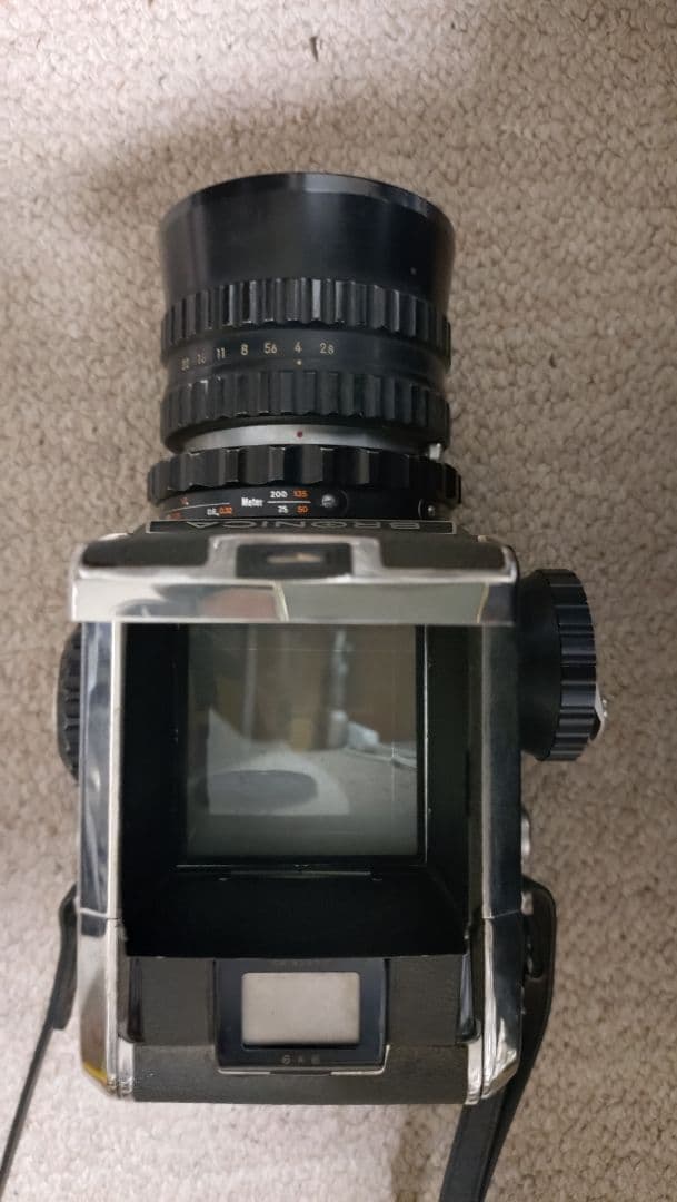 ゼンザブロニカ ジャンク品として 75ミリ 50ミリ レンズ付属