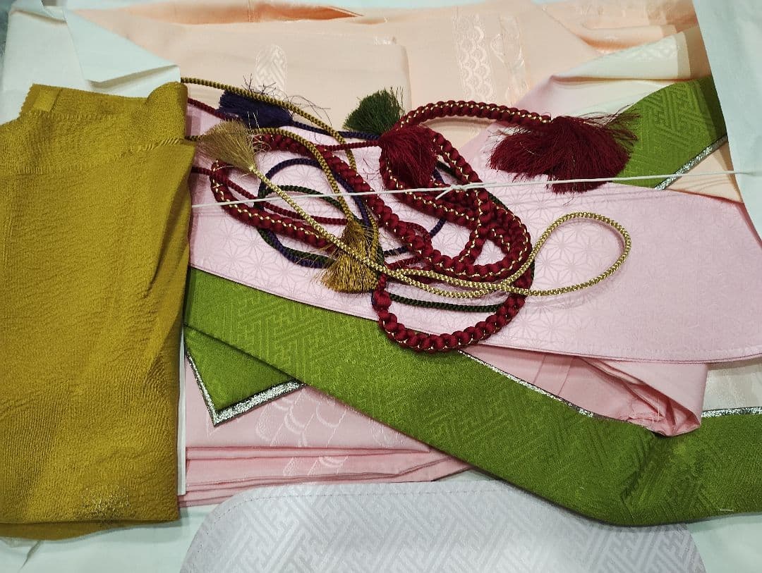 振袖フルセット 桜柄 ピンク