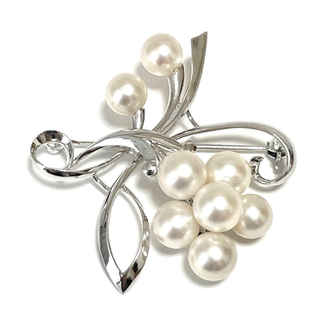 美品✨皇室御用達 MIKIMOTO ミキモト アコヤ真珠 パール ブローチ