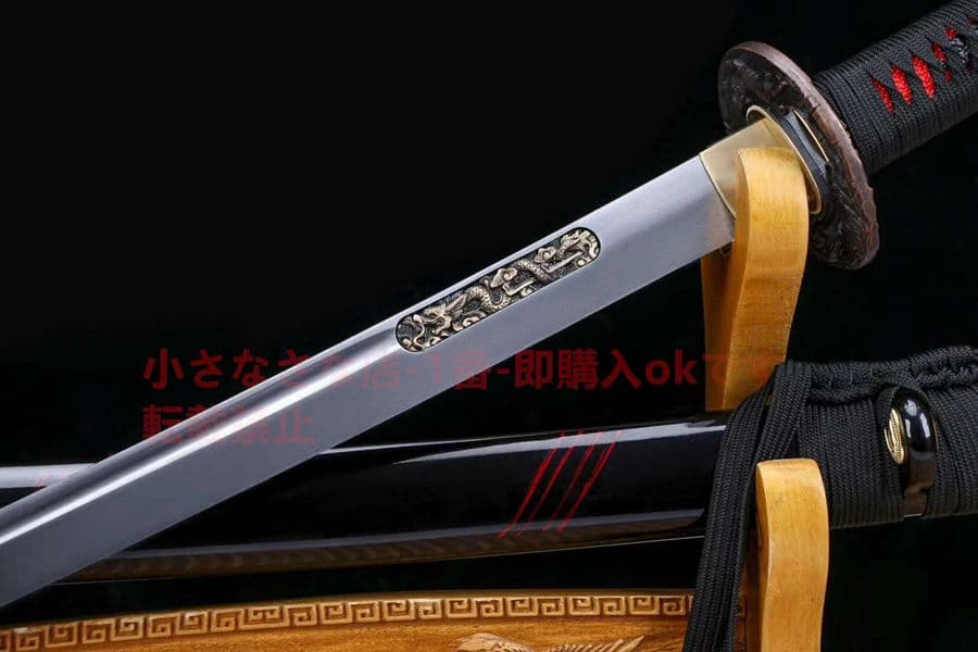 武具　刀装具　日本刀　模造刀   居合刀  エンボス竜武士刀