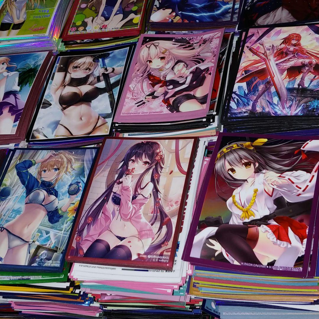 トレカスリーブ　女性キャラのみ/多作品　まとめ売り【約6500枚】