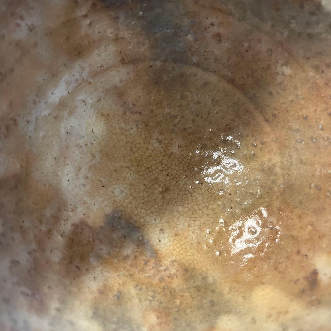 陶器製茶碗 木箱付き　岡田裕作　萩焼　井戸茶碗