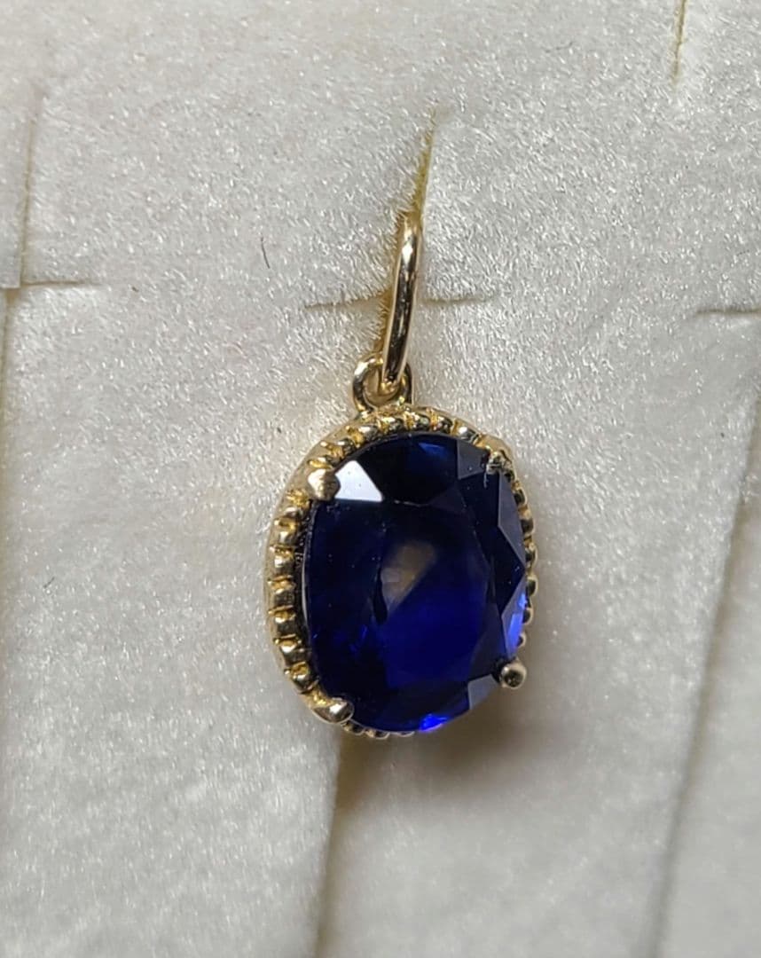 ニケ☆★スリランカ産ブルーサファイア、トルマリン★ペンダントトップオーダー