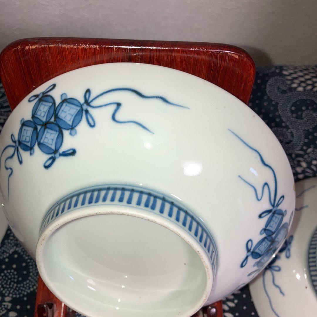 鍋島皿五点　古美術