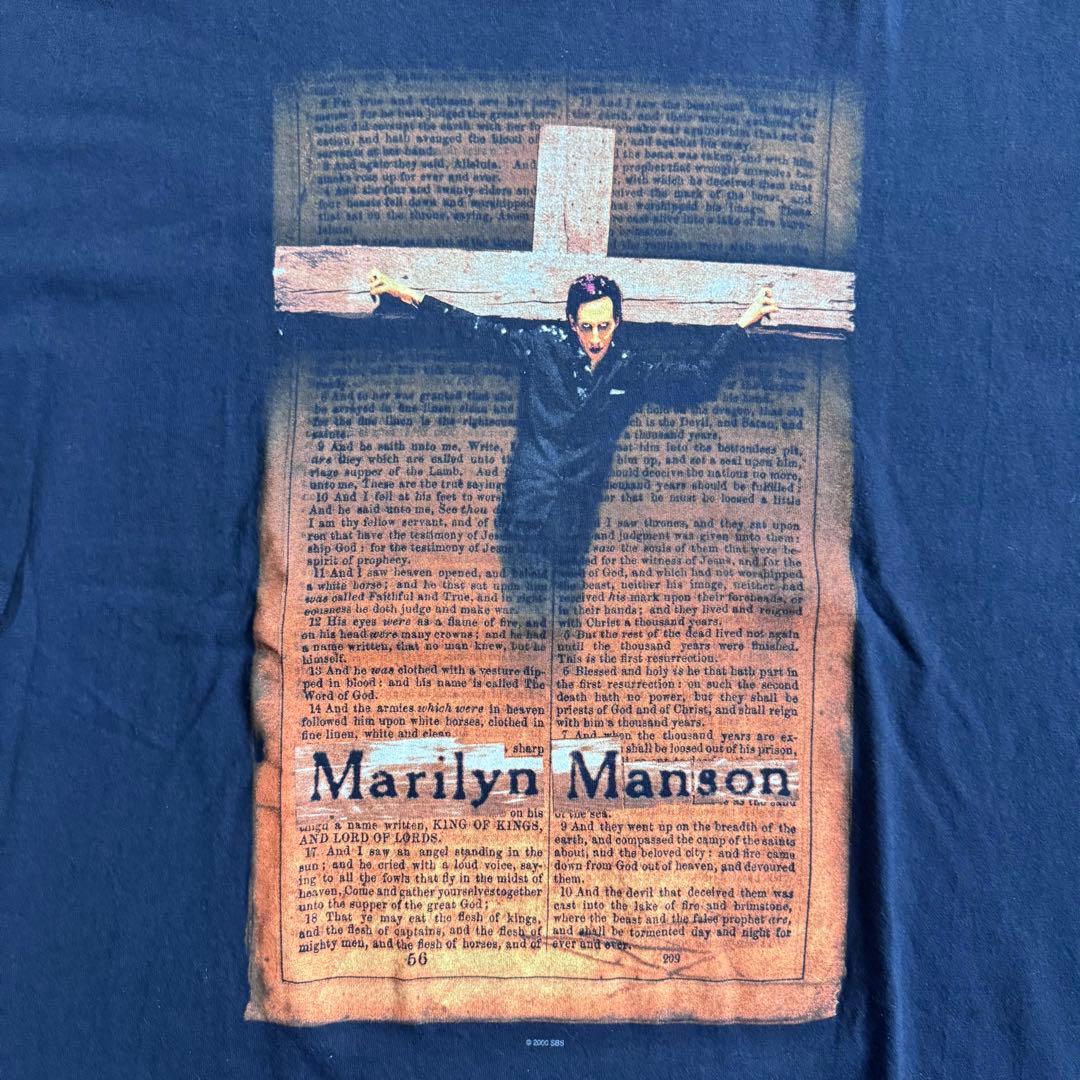 00s Marilyn Manson sbs Tシャツ