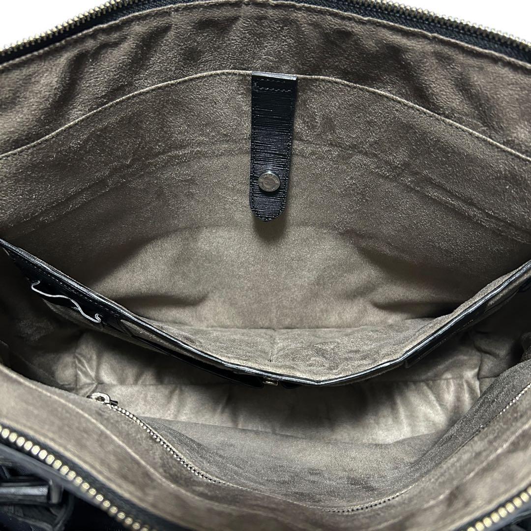 ☆状態良好☆【ペッレモルビダ】メンズ キャピターノ レザー トートバッグ