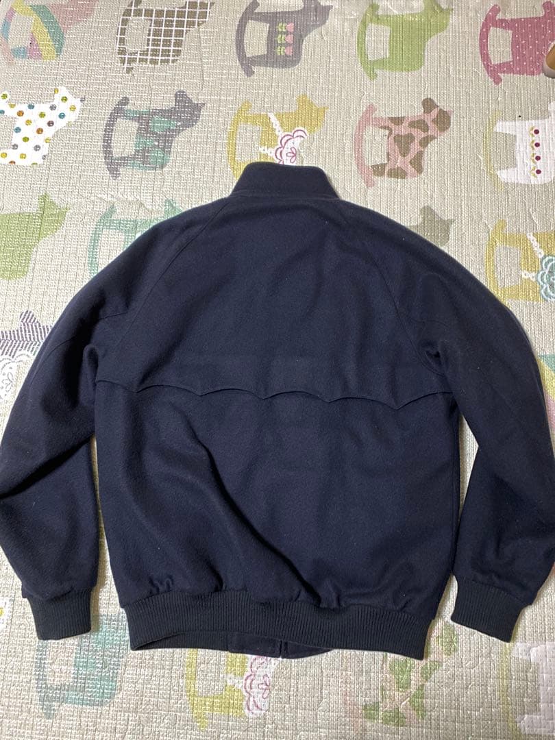 M'GREGOR マクレガー　ダークネイビー ウールハリントンジャケット