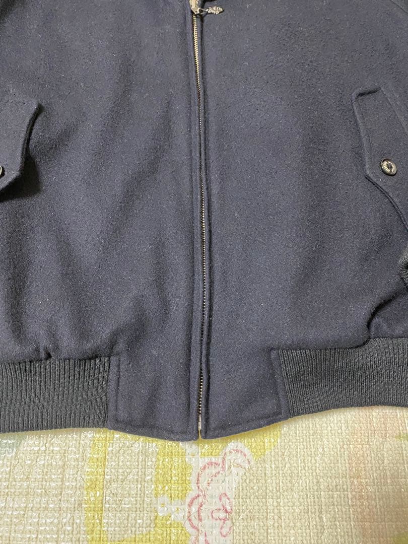 M'GREGOR マクレガー　ダークネイビー ウールハリントンジャケット