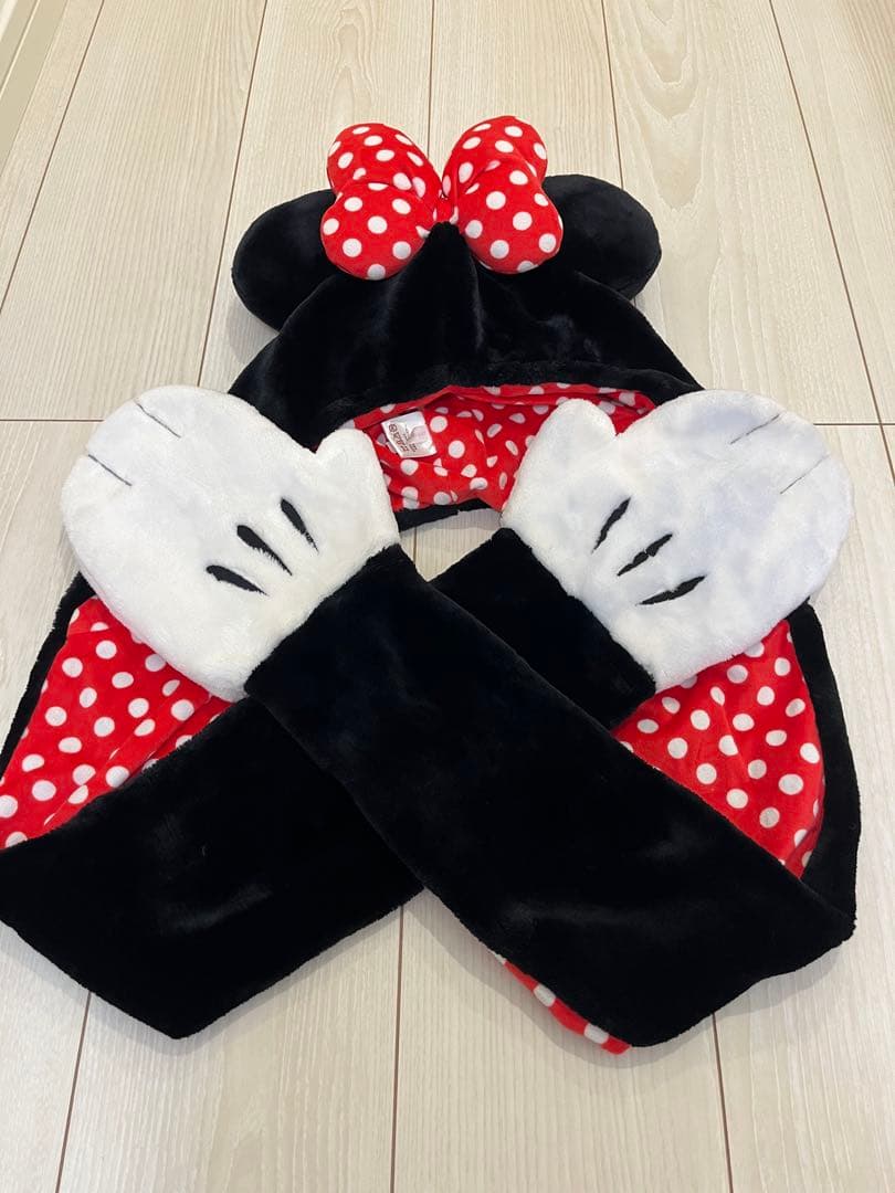 Disney マフラーファンキャップ　ミニーマウス