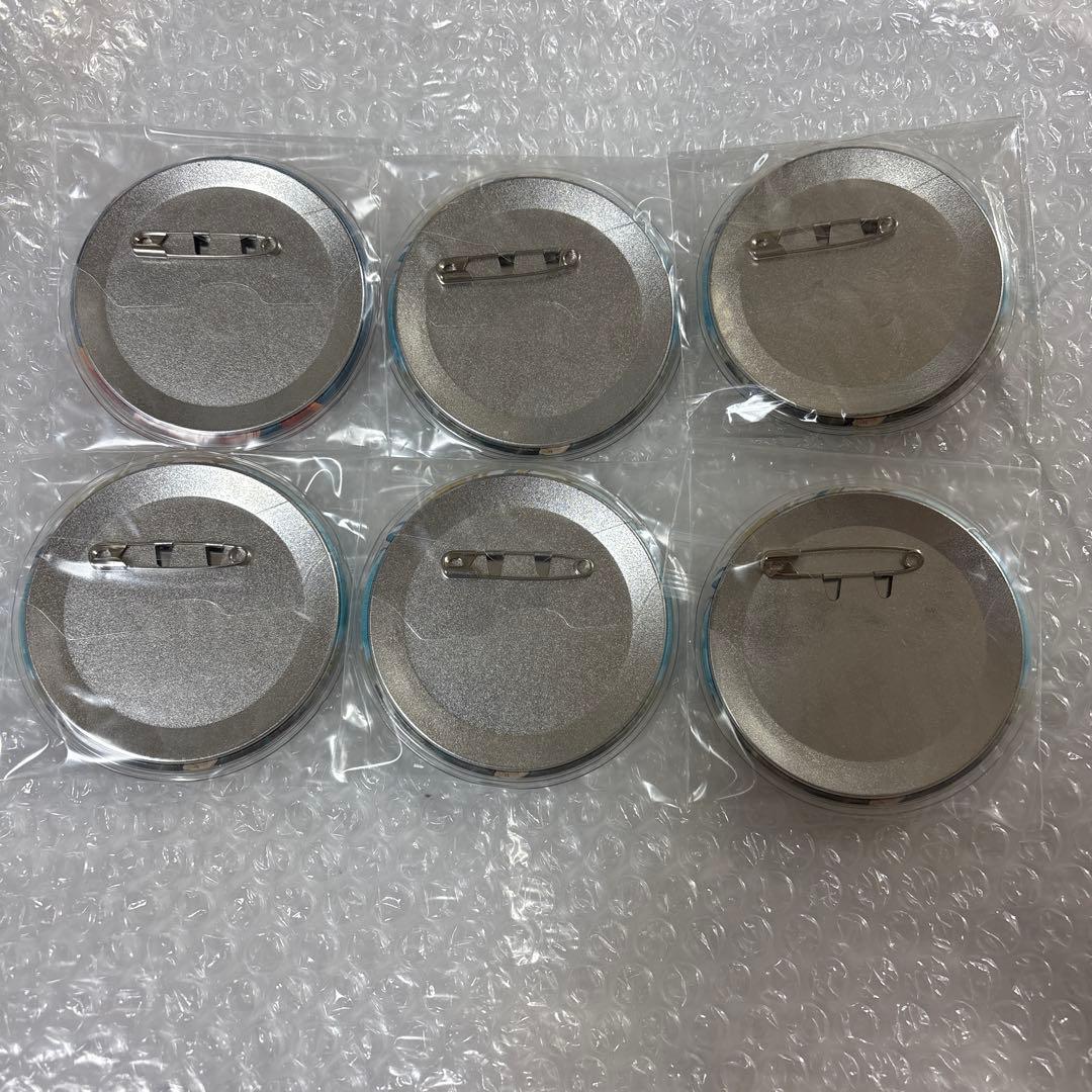 銀魂 坂田銀時 風神雷神 75mm 缶バッジ 6個セット