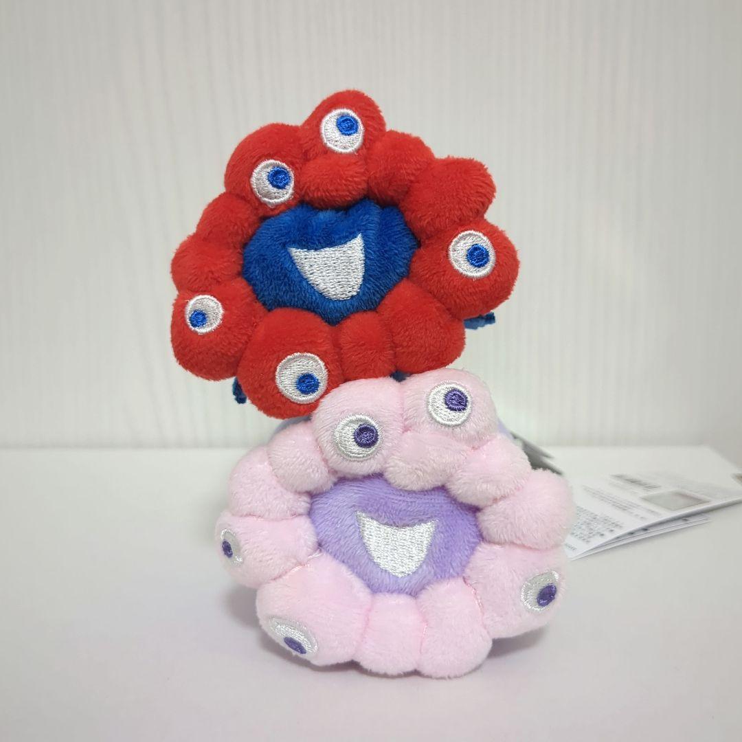 ミャクミャク　ロールお手玉マスコット　ノーマル　　ピンク×パープル　2種セット