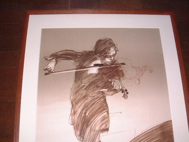 最終値下げ！クロード・ワイズバッシュのリトグラフ「バーレスク」、大判です